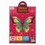 STIKERI PO BROJEVIMA A4 - LEPTIR
