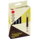 PERMANENTNI MARKER - CRVENI - Slika 2