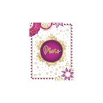 FOTO ALBUM CVET LJUBIČASTO BELI 13x18/60