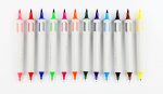 FLOMASTER SA ČETKICOM + FINELINER 12kom - Slika 3