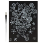 Novogodišnji komplet grebalica - Silver - Slika 2