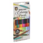 Dvostrane drvene bojice 24 boje