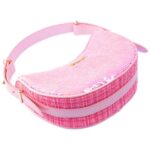 Elegantna torbica sa roze šljokicama - Slika 2