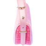 Elegantna torbica sa roze šljokicama - Slika 5