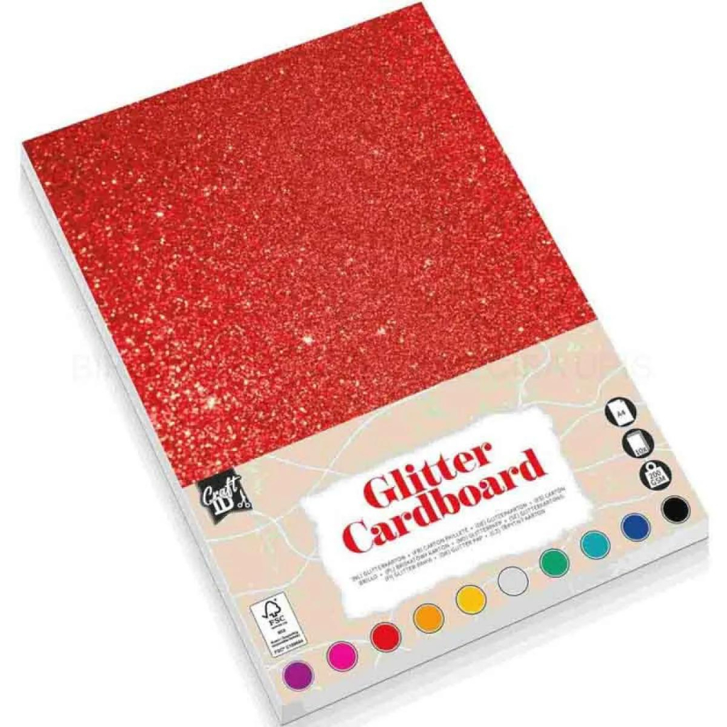 gliter-karton-a4-200g-10-boja Gliter karton A4 - 200g - 10 boja - Slika 1