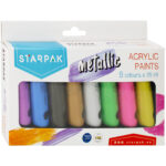 Metalik akrilne boje u setu 8x25ml