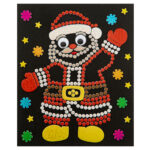 Novogodišnji Hologramski Stikeri - Jelka i Deda Mraz - Slika 3